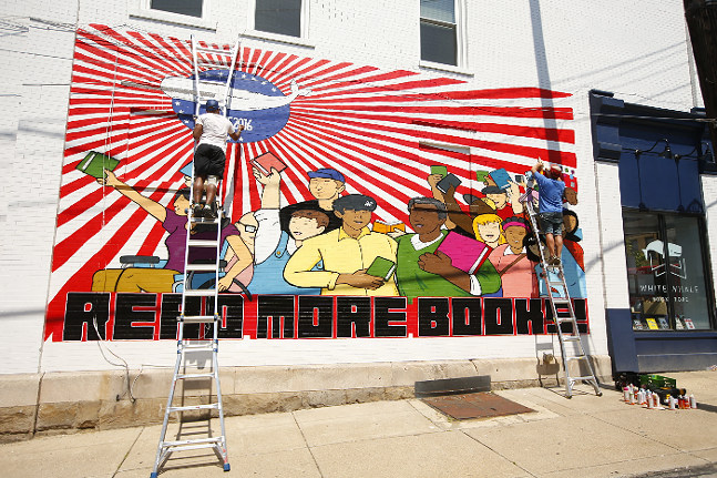 Squabble over new White Whale mural has some accusing original design of being "too communist" (2)