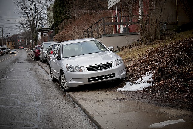 BEWARE: Cars are illegally parked on Pittsburgh sidewalks and we are so numb to it, we don’t even care anymore