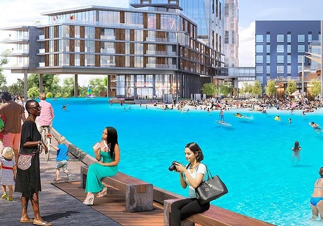 What happened to plans for a "blue lagoon" on Pittsburgh’s North Side? (2)