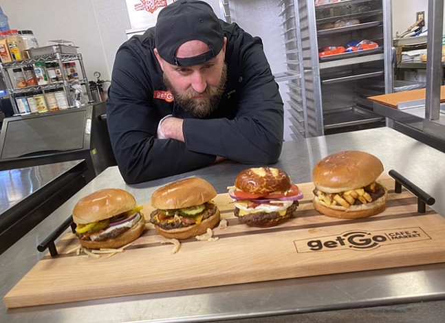 Tackle your bowels with Brett Keisel's spicy new GetGo burger