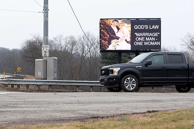 Swastika-branded billboard sparks concern and outrage in Butler County