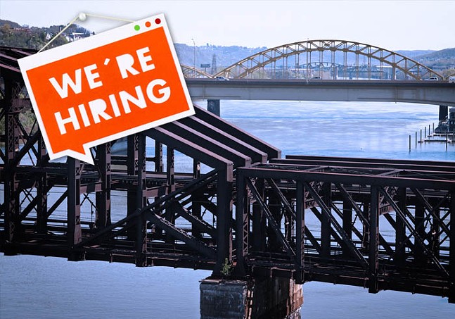 Now Hiring in Pittsburgh: Staff Writer, Sushi Chef, Nursery Retail Associate, and more