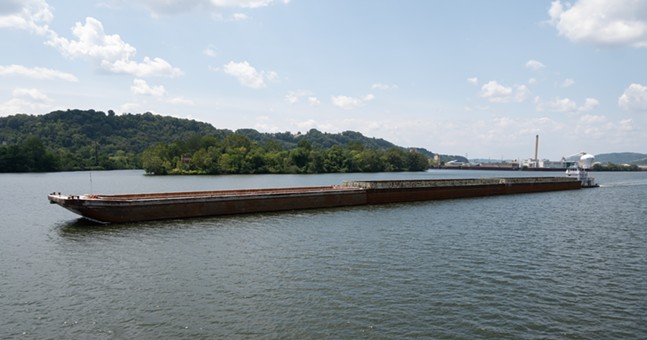 Where the heck are Pittsburgh's river barges going? Who is on them? Why is one named Darrell?