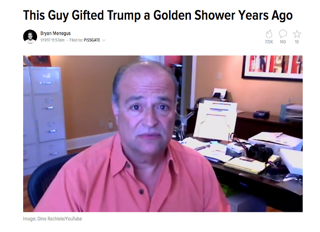 The Eight Stages of a Golden Shower (Story)