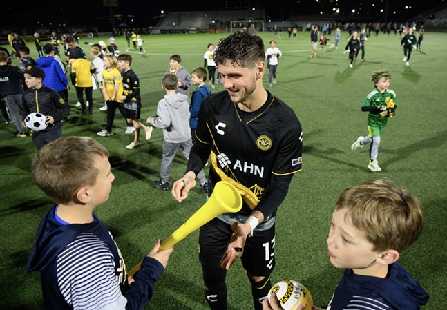 The Riverhounds kick off 2024 with lights, cameras, and action — but a win would be nice