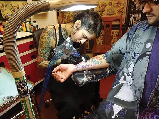 Tattoo artists donating time to raise funds for Pittsburgh’s feminist movement