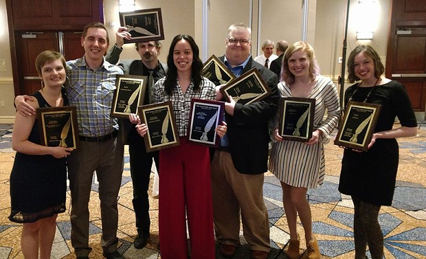 Pittsburgh City Paper staffers win 10 Golden Quill Awards from the Press Club of Western Pennsylvania, including best-in-show