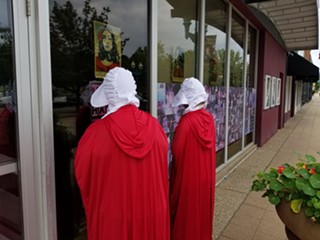 Theater targeted by protesters holds “Handmaid’s Tale” walk tomorrow