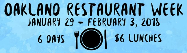Oakland Restaurant Week kicks off Jan. 29