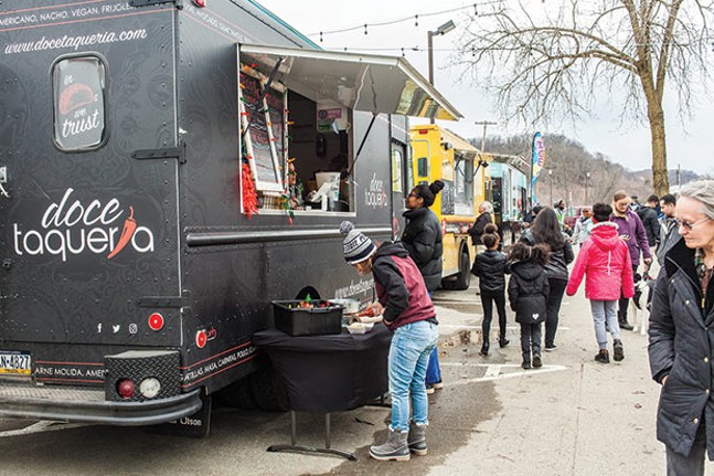 Pittsburgh’s first food truck park opens for weekend service