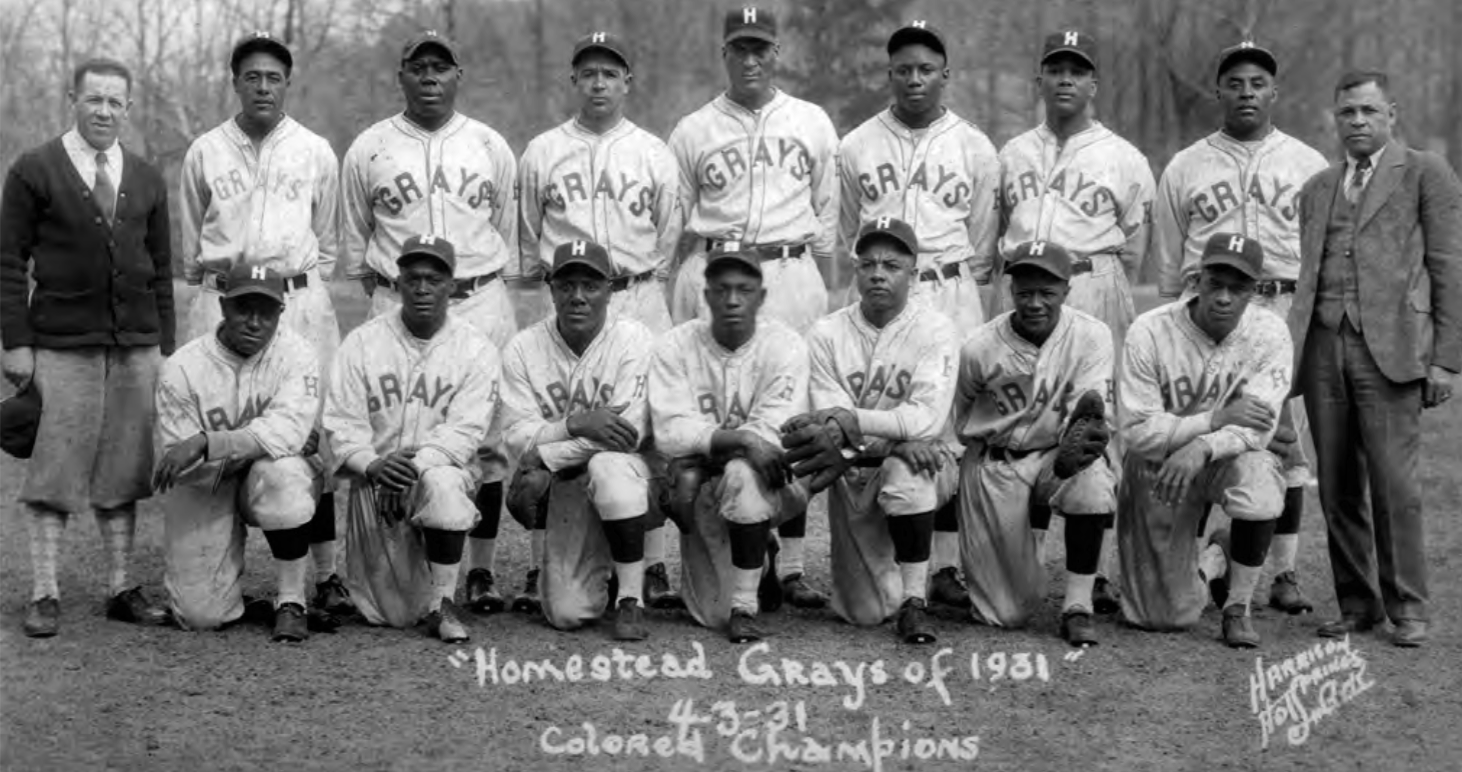 Baseball Players Celebrating Negro Leagues with Patch Sunday