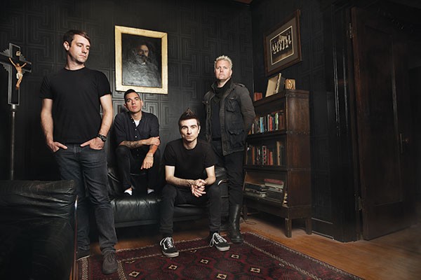 Anti-Flag (Justin Sane, second from right)