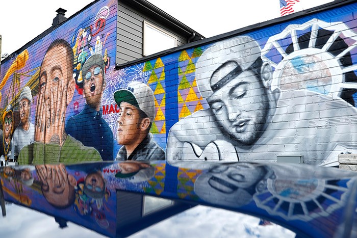 LA artist honors Mac Miller with giant street mural