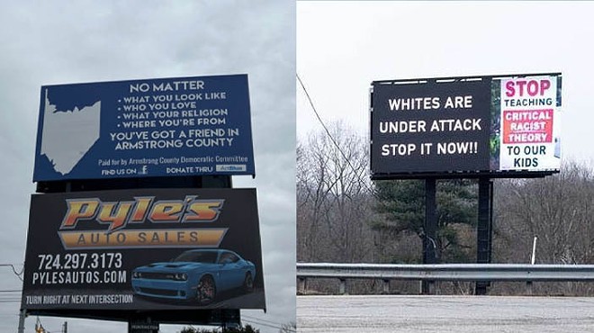 Armstrong County Dems accuse billboard company of “right-wing cancel culture”