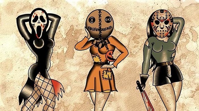 Buy Traditional Halloween Tattoo Flash Online in India  Etsy