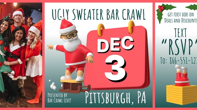Ugly Sweater Bar Crawl Pittsburgh 2022