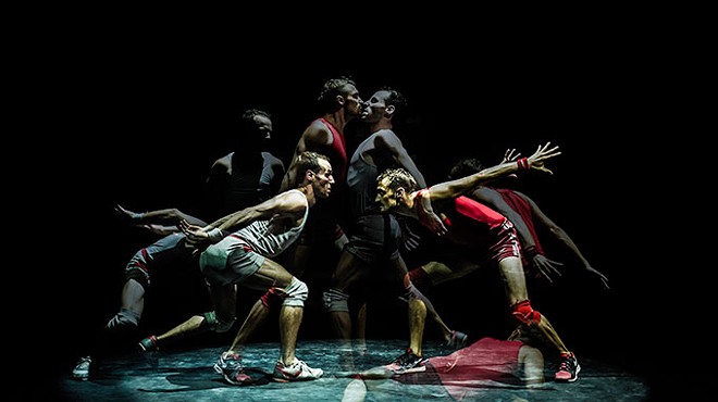 Un Poyo Rojo incorporates dance, comedy, and wrestling into an acrobatic show that defies stereotypes