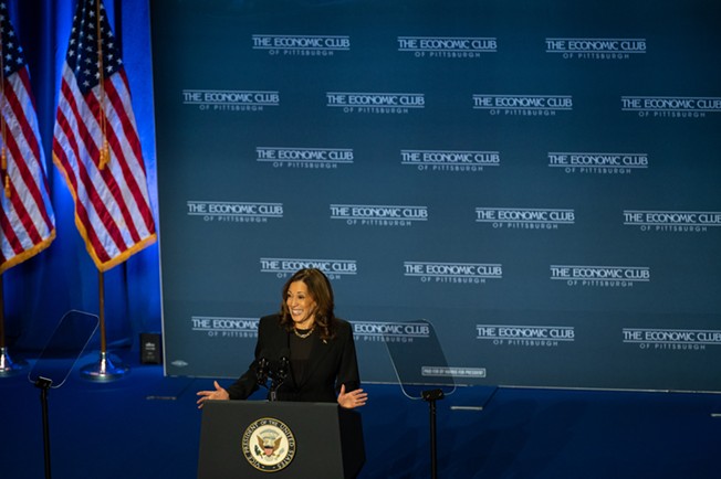 Vice President Kamala Harris speaks at CMU