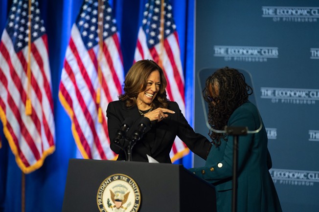 Vice President Kamala Harris speaks at CMU