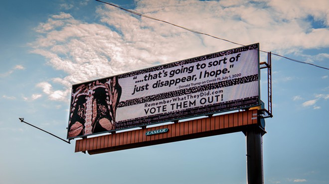 Voter outreach campaign Remember What They Did pairs damning quotes with original art