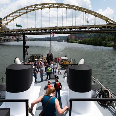 Where the heck are Pittsburgh's river barges going? Who is on them? Why is one named Darrell?