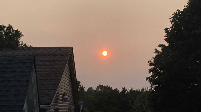 Wildfire smoke covers Pittsburgh and many parts of the Northeast